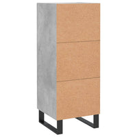 Thumbnail for Sideboard Betongrau 34,5x34x90 cm Holzwerkstoff
