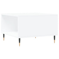 Thumbnail for Couchtisch Weiß 55x55x36,5 cm Holzwerkstoff