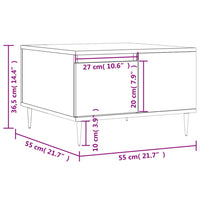 Thumbnail for Couchtisch Sonoma-Eiche 55x55x36,5 cm Holzwerkstoff
