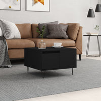 Thumbnail for Couchtisch Schwarz 55x55x36,5 cm Holzwerkstoff
