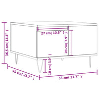 Thumbnail for Couchtisch Betongrau 55x55x36,5 cm Holzwerkstoff