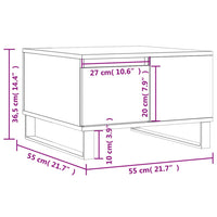 Thumbnail for Couchtisch Betongrau 55x55x36,5 cm Holzwerkstoff