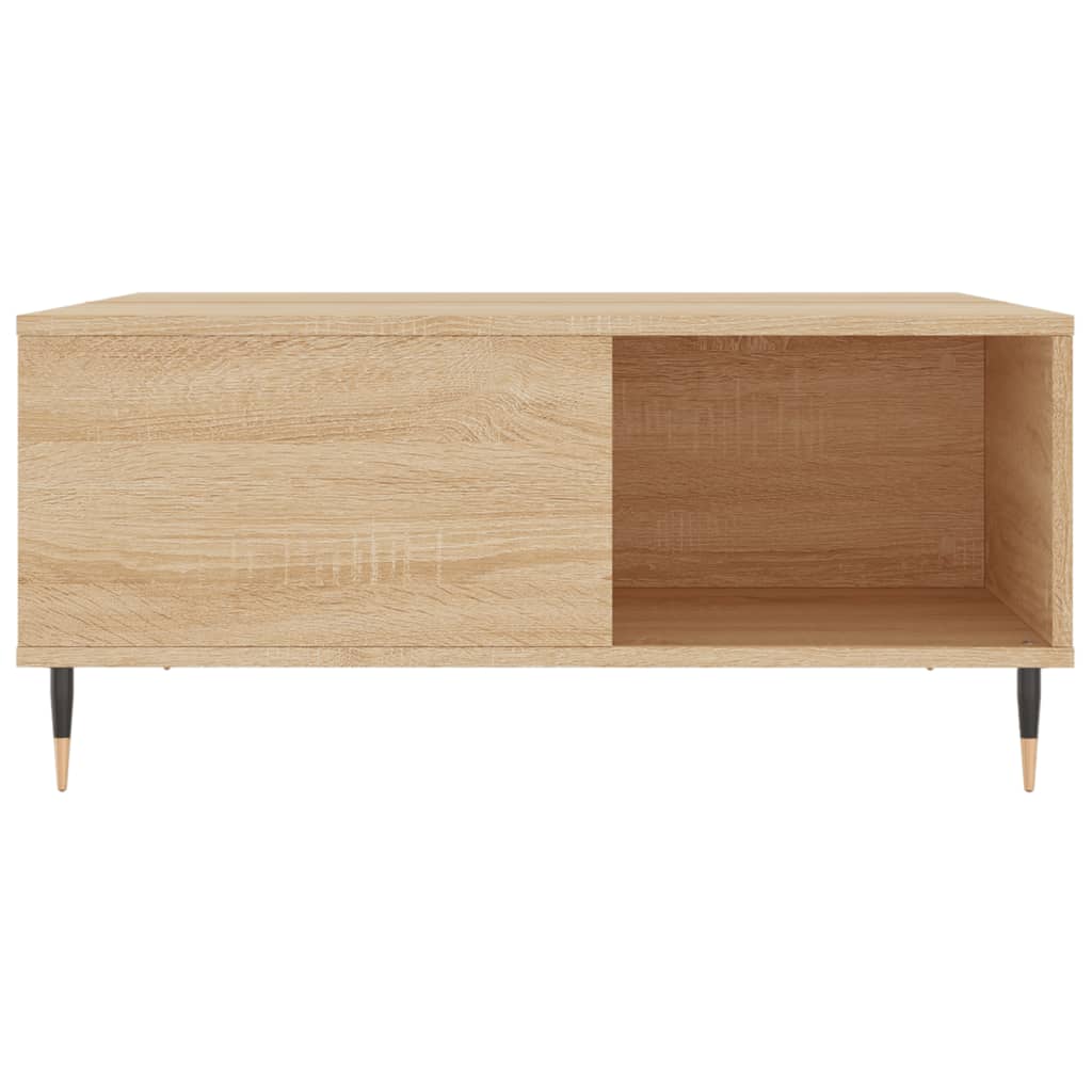 Couchtisch Sonoma-Eiche 80x80x36,5 cm Holzwerkstoff
