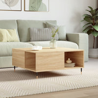 Thumbnail for Couchtisch Sonoma-Eiche 80x80x36,5 cm Holzwerkstoff