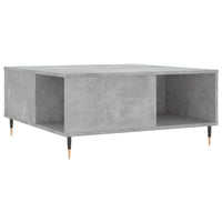Thumbnail for Couchtisch Betongrau 80x80x36,5 cm Holzwerkstoff