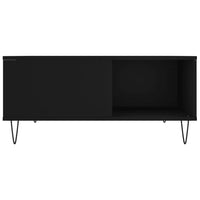 Thumbnail for Couchtisch Schwarz 80x80x36,5 cm Holzwerkstoff