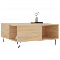 Thumbnail for Couchtisch Sonoma-Eiche 80x80x36,5 cm Holzwerkstoff