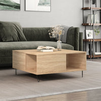 Thumbnail for Couchtisch Sonoma-Eiche 80x80x36,5 cm Holzwerkstoff