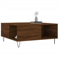 Thumbnail for Couchtisch Braun Eichen-Optik 80x80x36,5 cm Holzwerkstoff