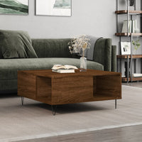 Thumbnail for Couchtisch Braun Eichen-Optik 80x80x36,5 cm Holzwerkstoff