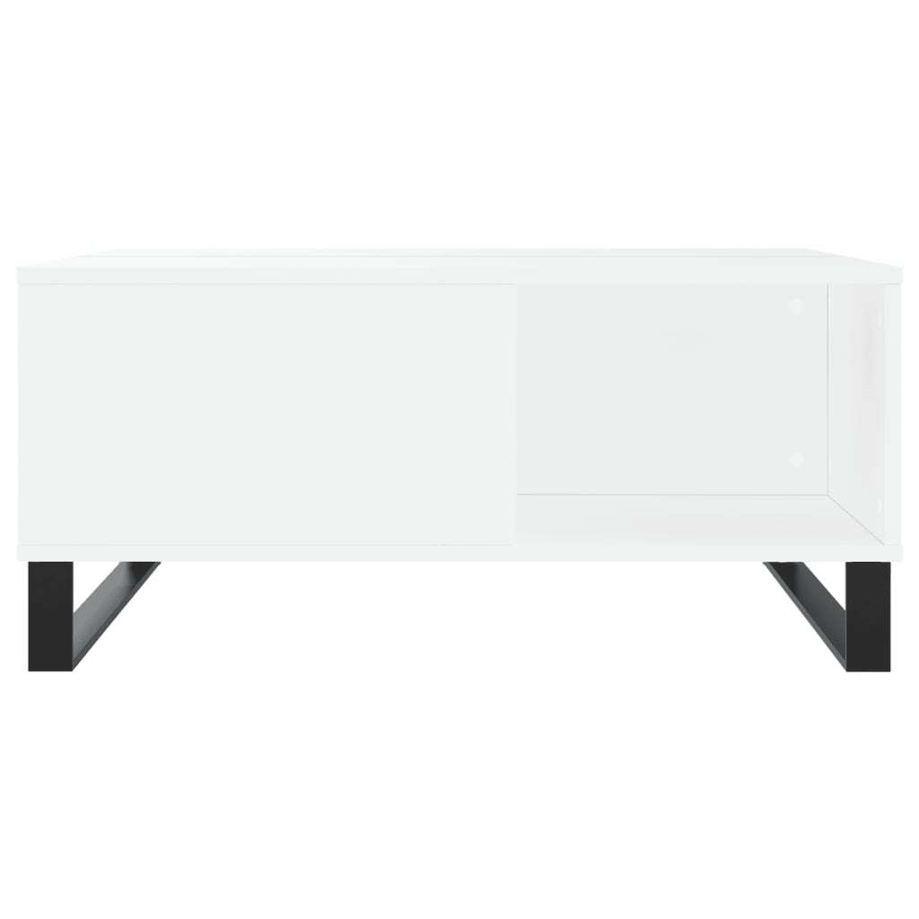 Couchtisch Weiß 80x80x36,5 cm Holzwerkstoff