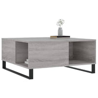 Thumbnail for Couchtisch Grau Sonoma 80x80x36,5 cm Holzwerkstoff