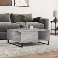 Thumbnail for Couchtisch Grau Sonoma 80x80x36,5 cm Holzwerkstoff