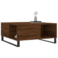Thumbnail for Couchtisch Braun Eichen-Optik 80x80x36,5 cm Holzwerkstoff
