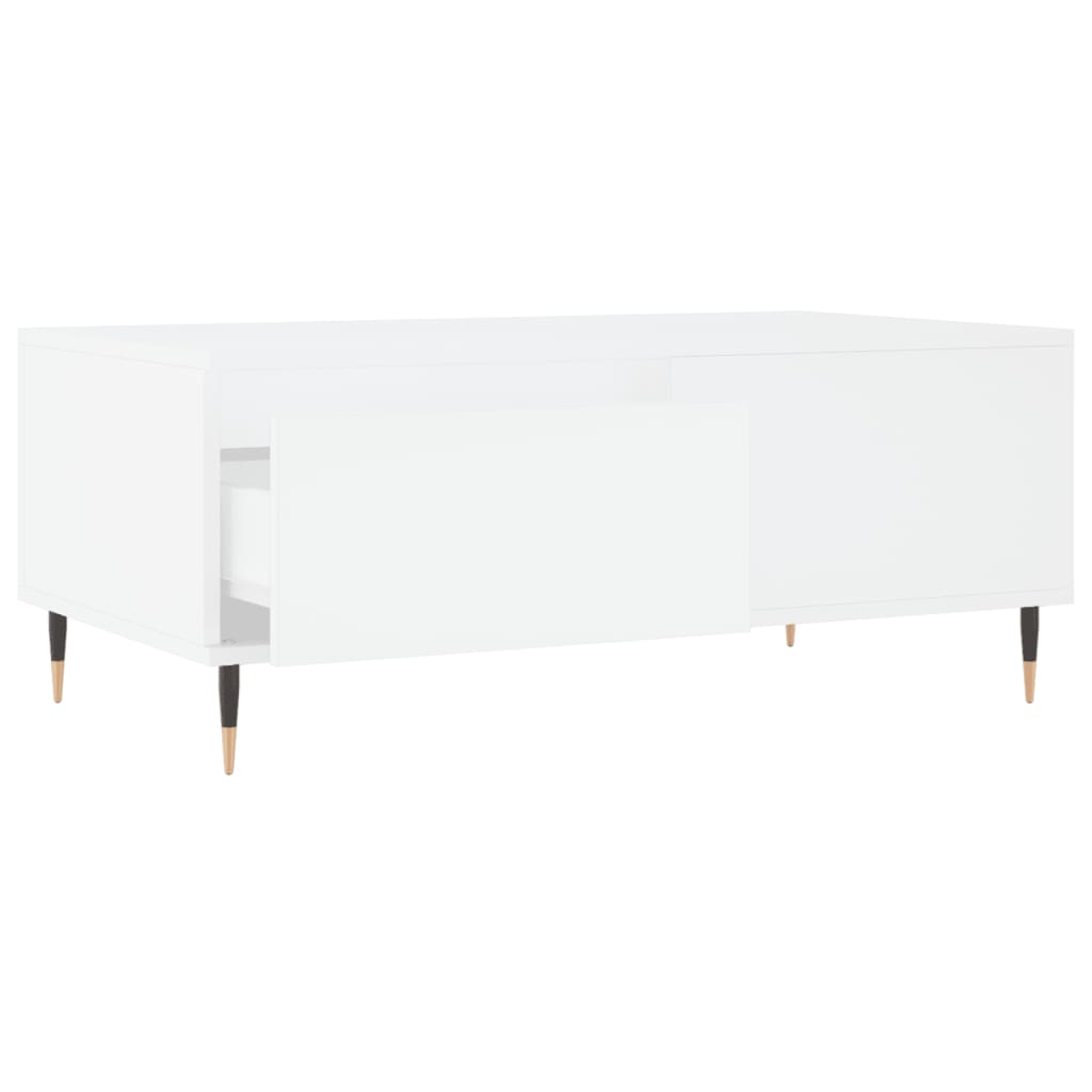 Couchtisch Weiß 90x50x36,5 cm Holzwerkstoff