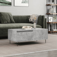 Thumbnail for Couchtisch Betongrau 90x50x36,5 cm Holzwerkstoff