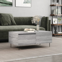 Thumbnail for Couchtisch Grau Sonoma 90x50x36,5 cm Holzwerkstoff