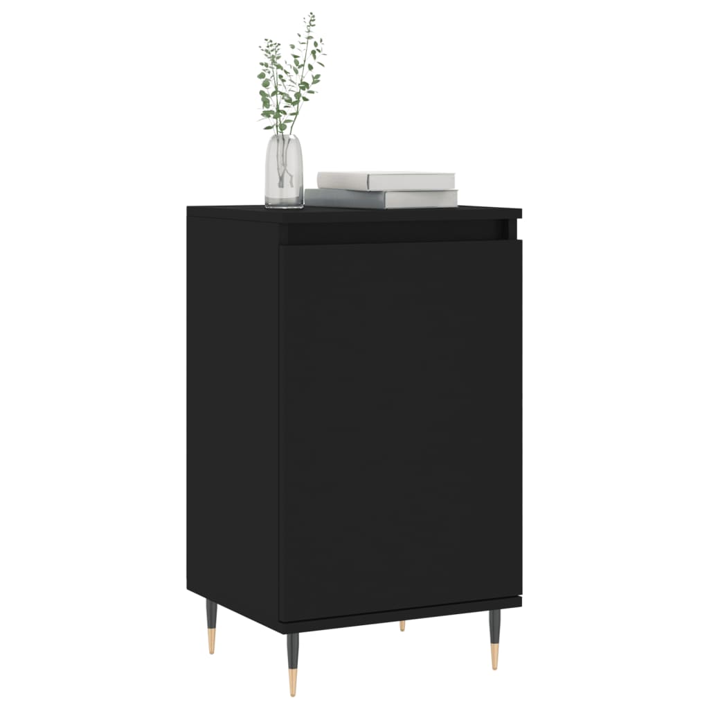 Sideboard Schwarz 40x35x70 cm Holzwerkstoff