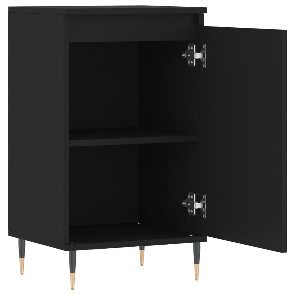 Sideboard Schwarz 40x35x70 cm Holzwerkstoff