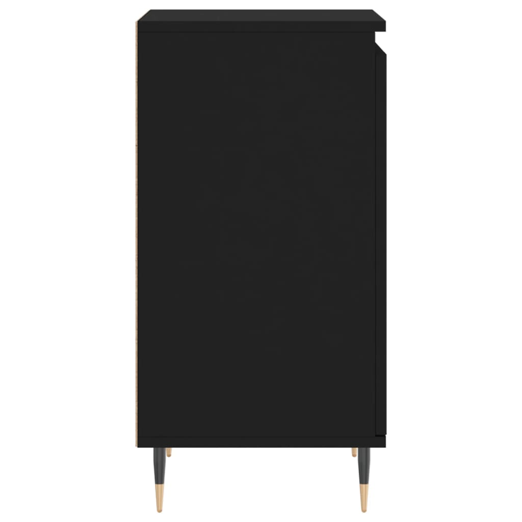 Sideboard Schwarz 40x35x70 cm Holzwerkstoff