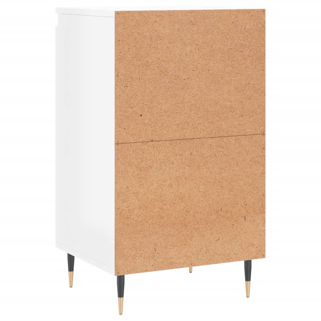 Sideboard Hochglanz-Weiß 40x35x70 cm Holzwerkstoff