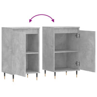 Thumbnail for Sideboard Betongrau 40x35x70 cm Holzwerkstoff