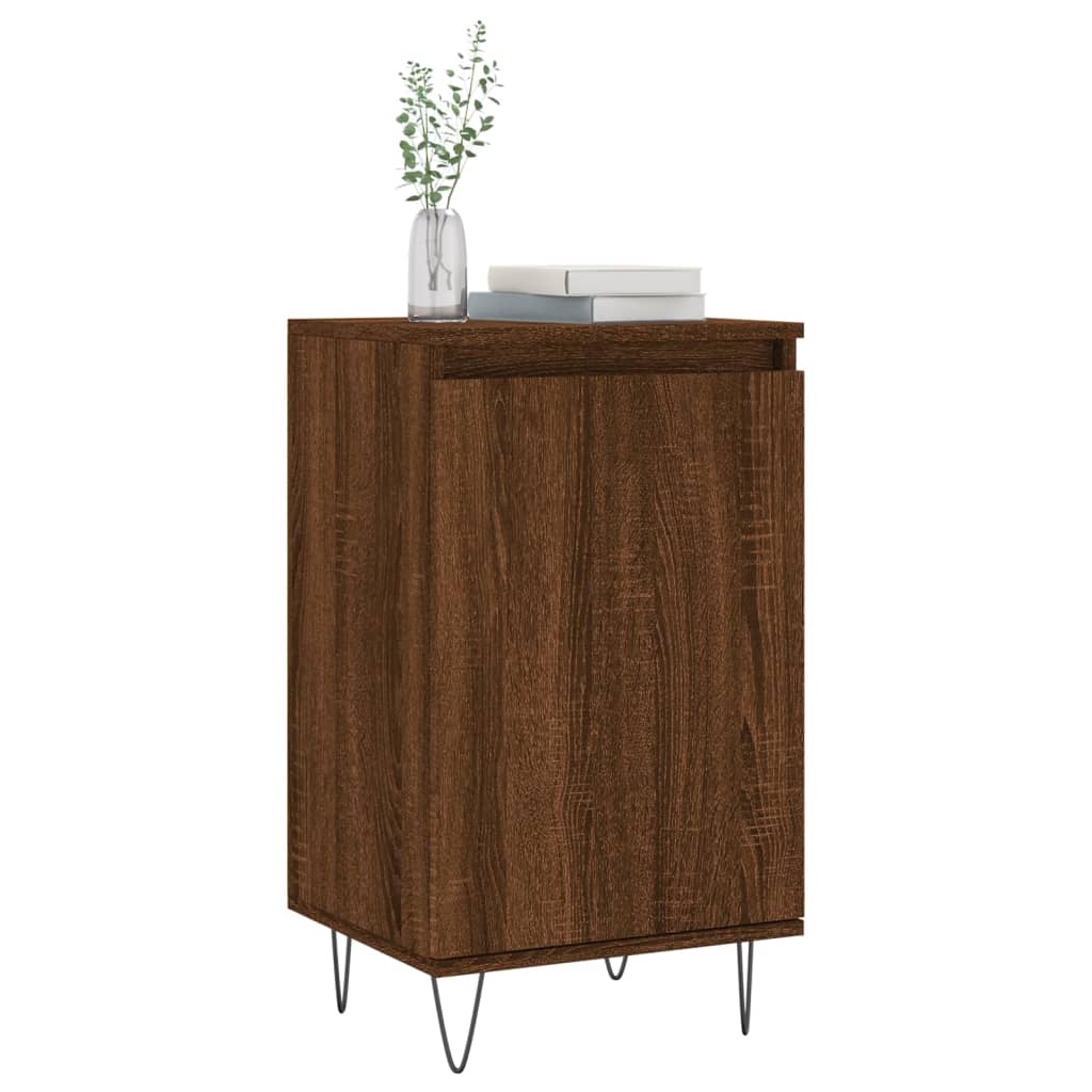 Sideboard Braun Eichen-Optik 40x35x70 cm Holzwerkstoff