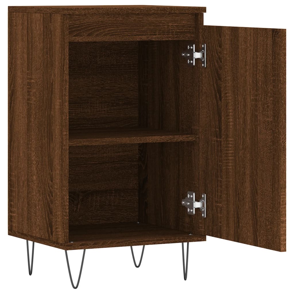 Sideboard Braun Eichen-Optik 40x35x70 cm Holzwerkstoff