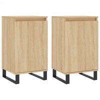 Thumbnail for Sideboards 2 Stk. Sonoma-Eiche 40x35x70 cm Holzwerkstoff