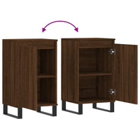 Thumbnail for Sideboards 2 Stk. Braun Eichen-Optik 40x35x70 cm Holzwerkstoff