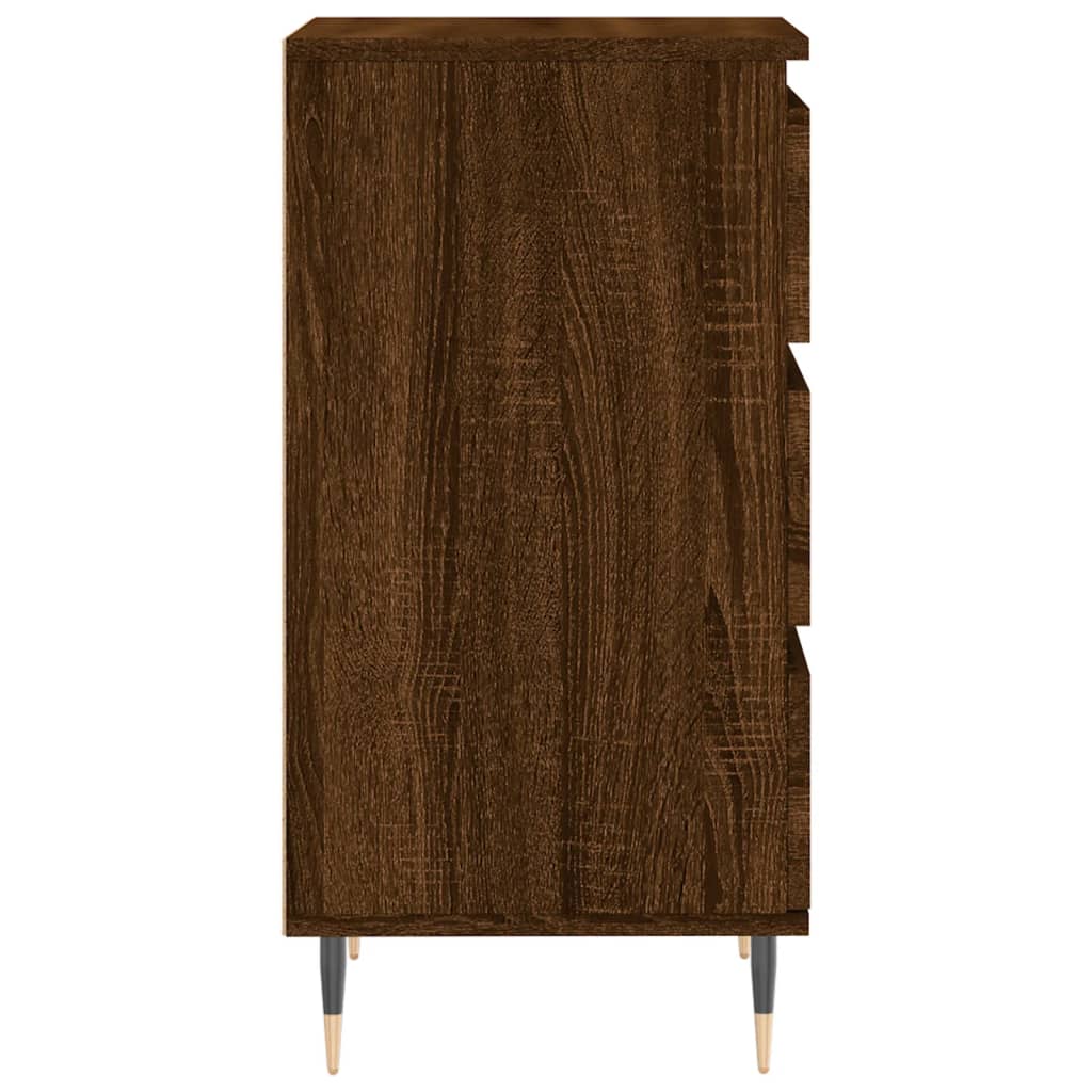 Sideboard Braun Eichen-Optik 40x35x70 cm Holzwerkstoff