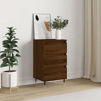 Thumbnail for Sideboard Braun Eichen-Optik 40x35x70 cm Holzwerkstoff