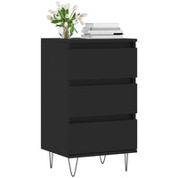 Thumbnail for Sideboard Schwarz 40x35x70 cm Holzwerkstoff