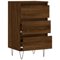 Thumbnail for Sideboard Braun Eichen-Optik 40x35x70 cm Holzwerkstoff