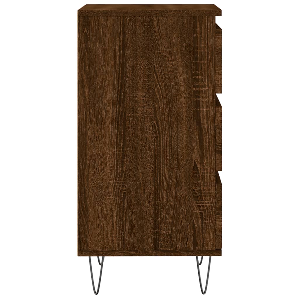 Sideboard Braun Eichen-Optik 40x35x70 cm Holzwerkstoff