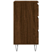 Thumbnail for Sideboard Braun Eichen-Optik 40x35x70 cm Holzwerkstoff