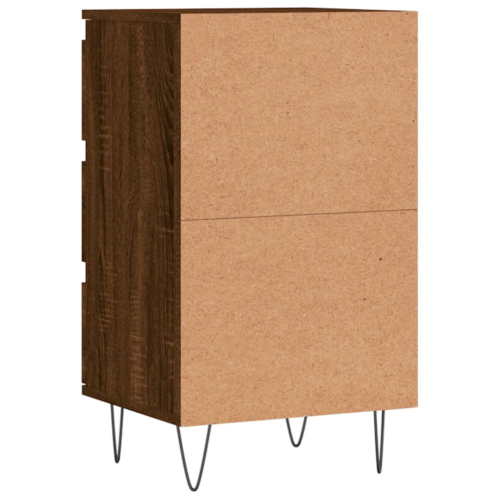 Sideboard Braun Eichen-Optik 40x35x70 cm Holzwerkstoff