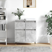 Thumbnail for Sideboard Betongrau 60x35x70 cm Holzwerkstoff