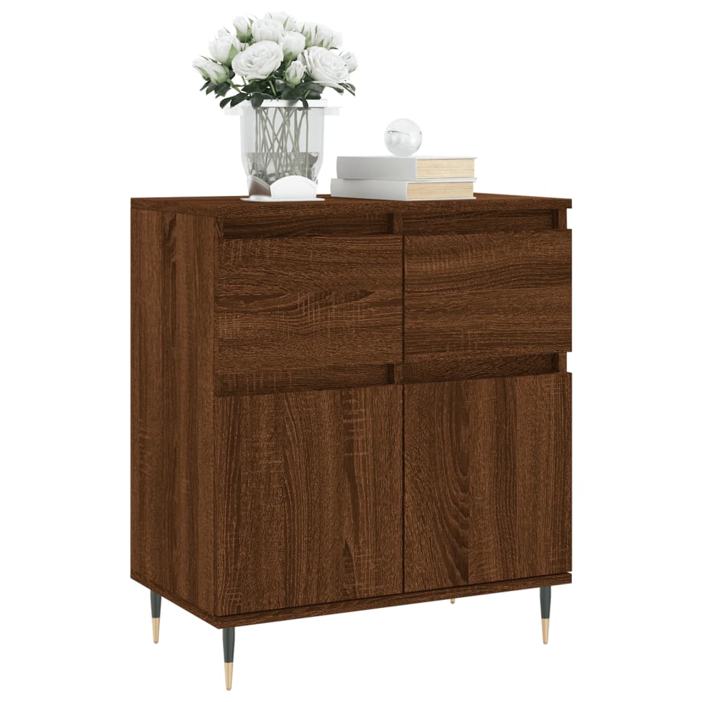Sideboard Braun Eichen-Optik 60x35x70 cm Holzwerkstoff