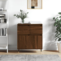 Thumbnail for Sideboard Braun Eichen-Optik 60x35x70 cm Holzwerkstoff