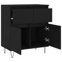 Thumbnail for Sideboard Schwarz 60x35x70 cm Holzwerkstoff