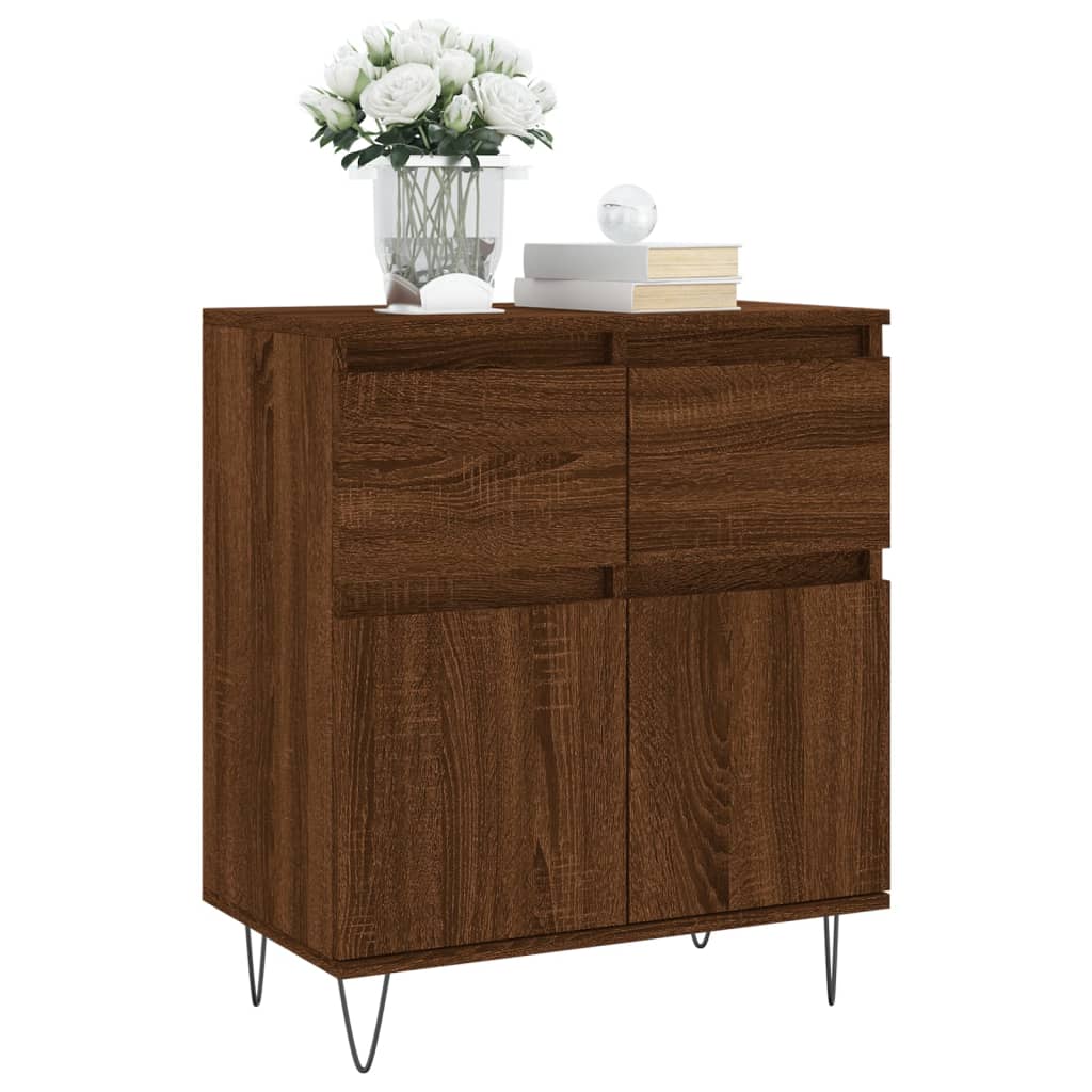 Sideboard Braun Eichen-Optik 60x35x70 cm Holzwerkstoff
