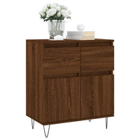 Thumbnail for Sideboard Braun Eichen-Optik 60x35x70 cm Holzwerkstoff