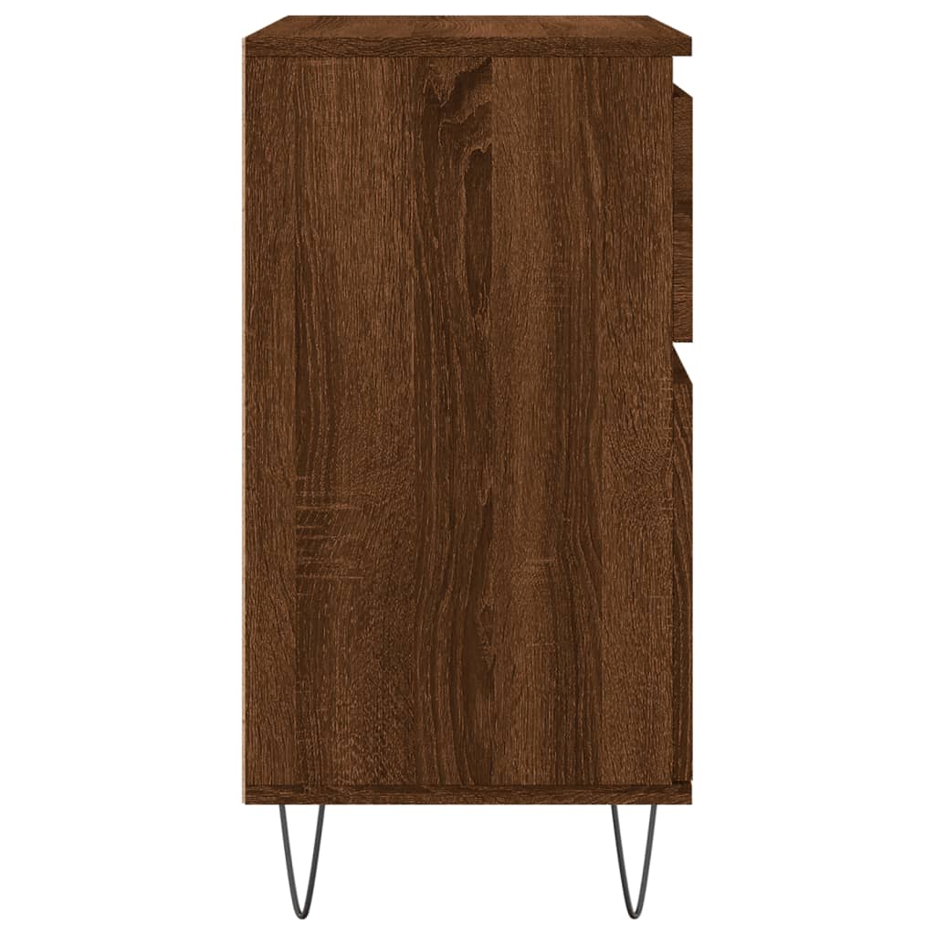 Sideboard Braun Eichen-Optik 60x35x70 cm Holzwerkstoff