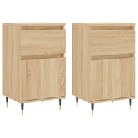 Thumbnail for Sideboards 2 Stk. Sonoma-Eiche 40x35x70 cm Holzwerkstoff