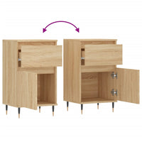 Thumbnail for Sideboards 2 Stk. Sonoma-Eiche 40x35x70 cm Holzwerkstoff