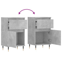 Thumbnail for Sideboard Betongrau 40x35x70 cm Holzwerkstoff