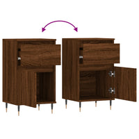 Thumbnail for Sideboard Braun Eichen-Optik 40x35x70 cm Holzwerkstoff