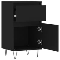 Thumbnail for Sideboards 2 Stk. Schwarz 40x35x70 cm Holzwerkstoff