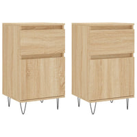 Thumbnail for Sideboards 2 Stk. Sonoma-Eiche 40x35x70 cm Holzwerkstoff